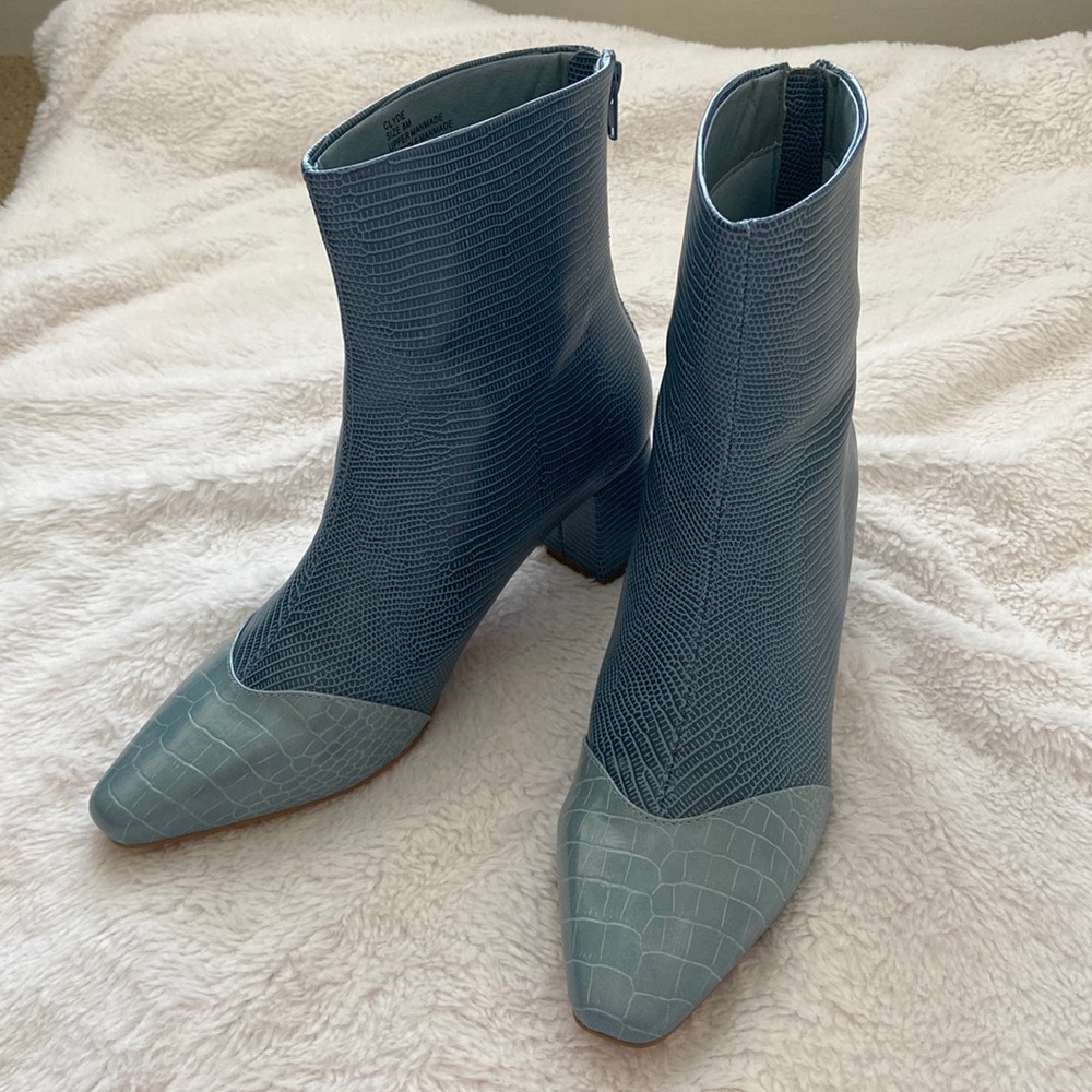 Blue Croc booties